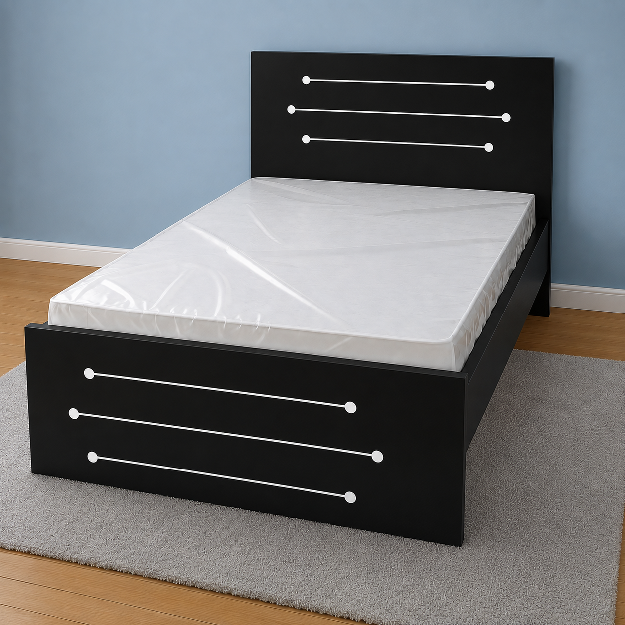 Double Bed with Mattress