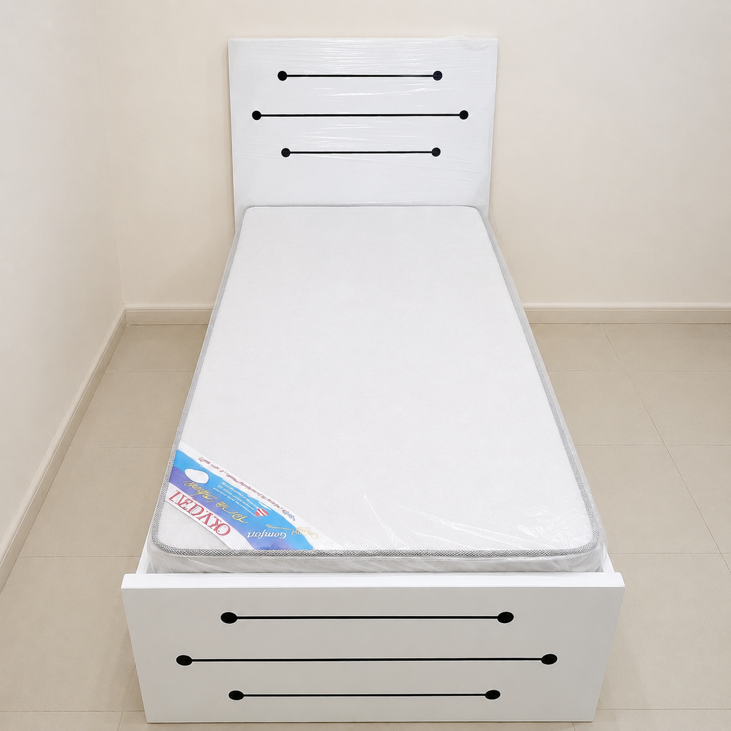 Single Bed with Mattress