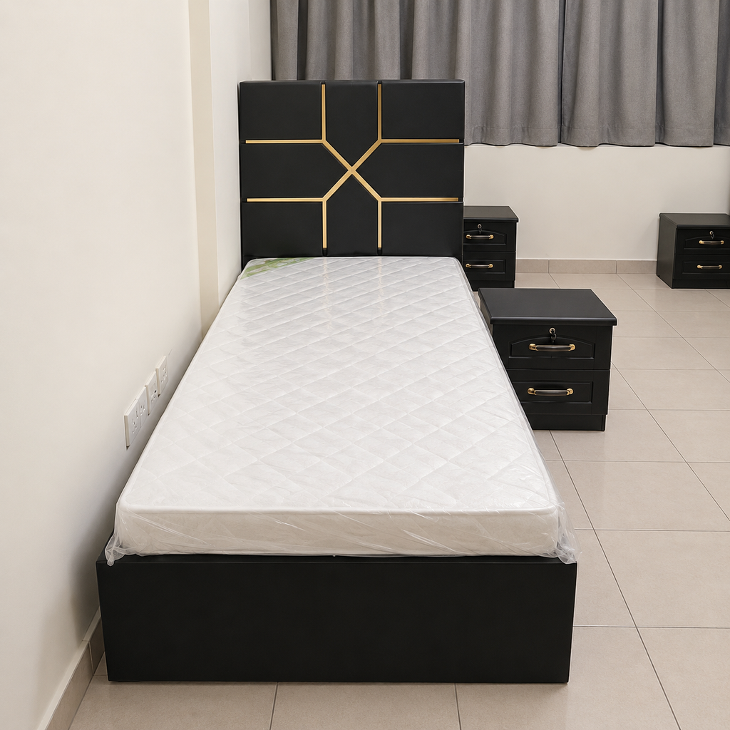 Single Bed with Mattress