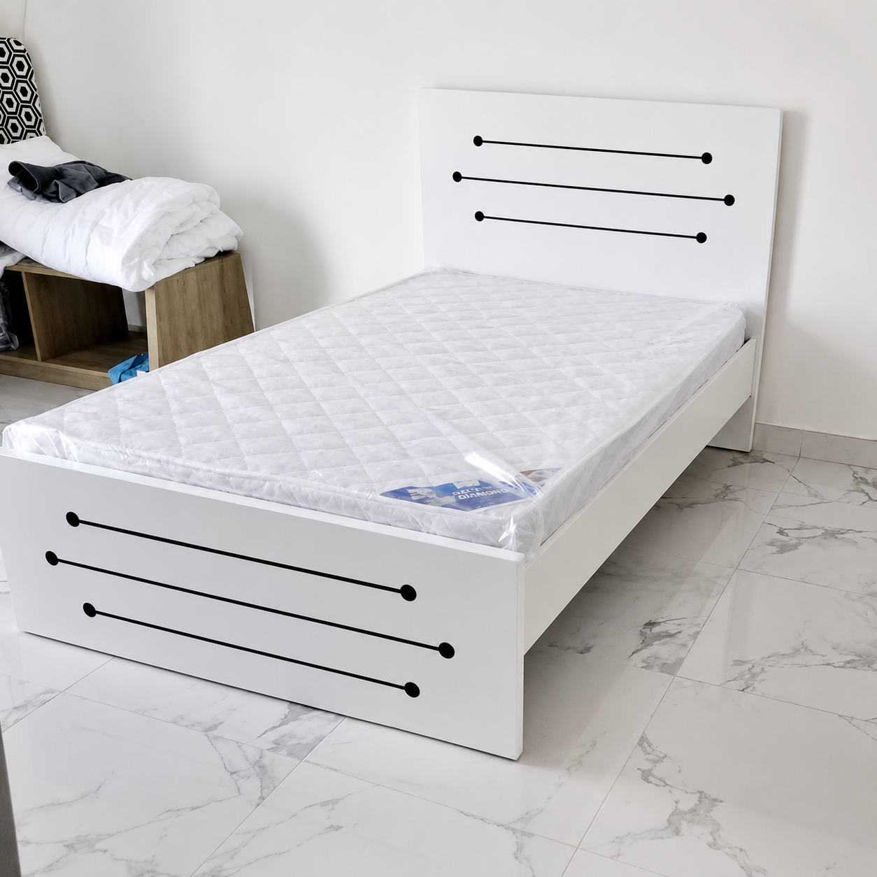 Double Bed with Mattress