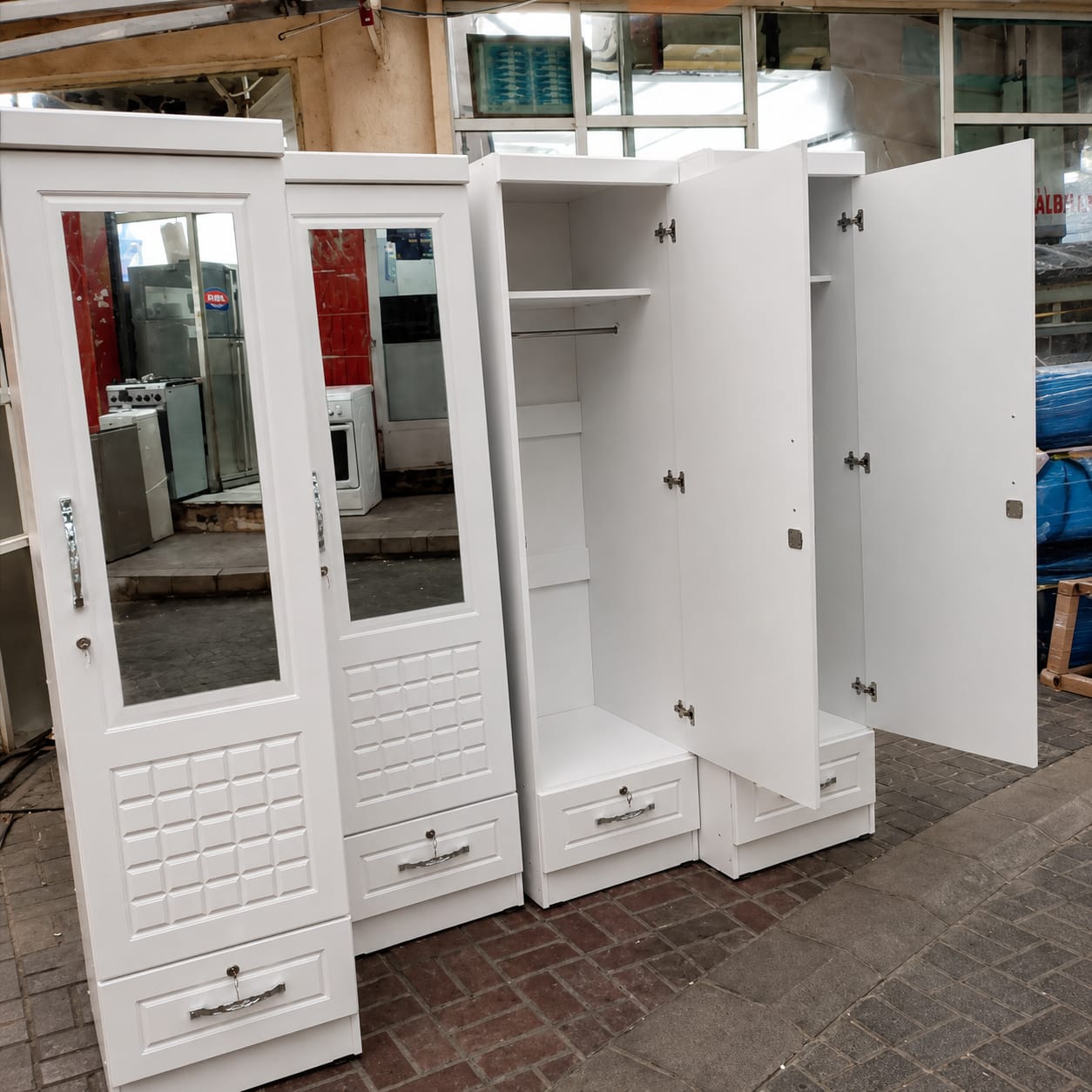 Single Door Wooden Cabinet