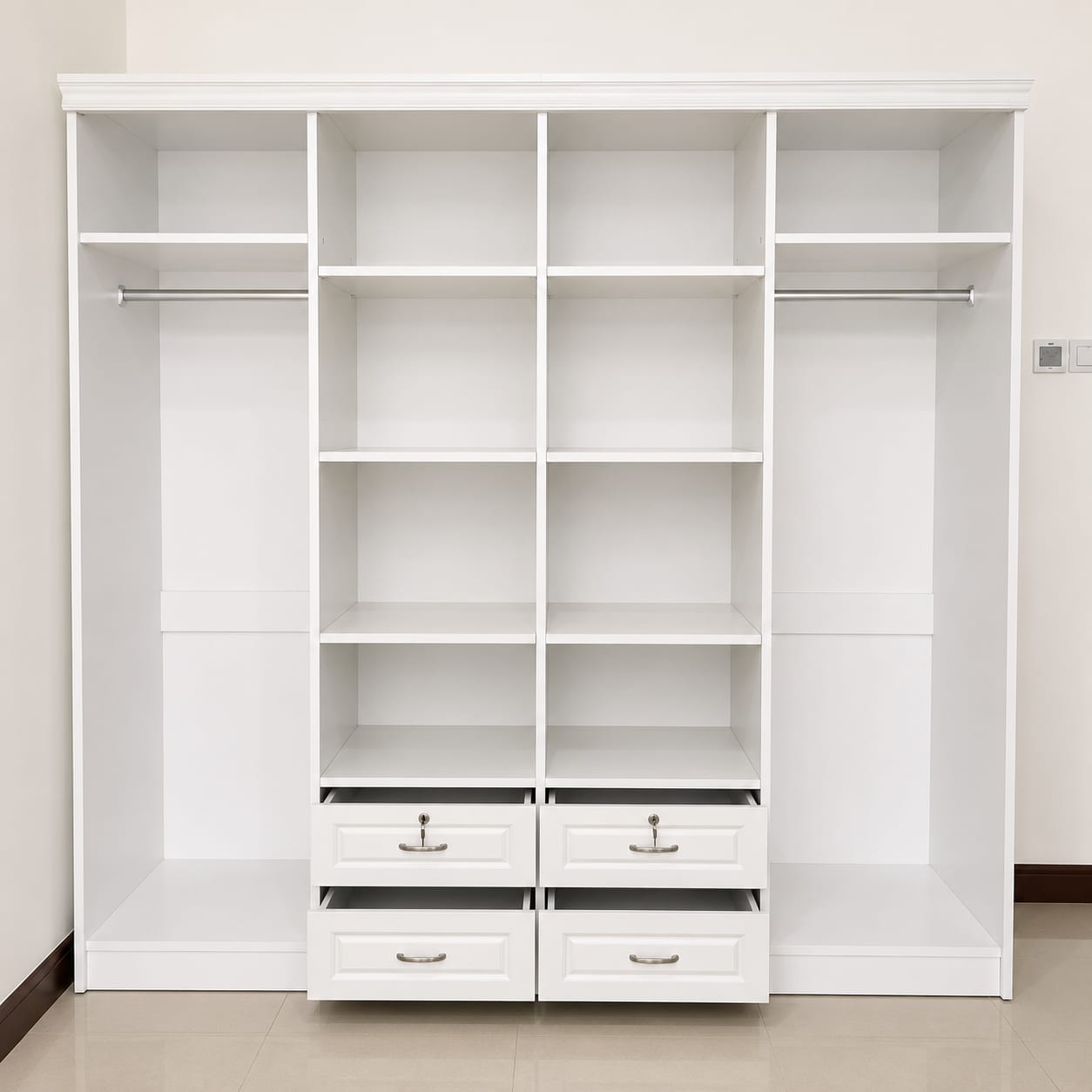 Four Door Wooden Cabinet