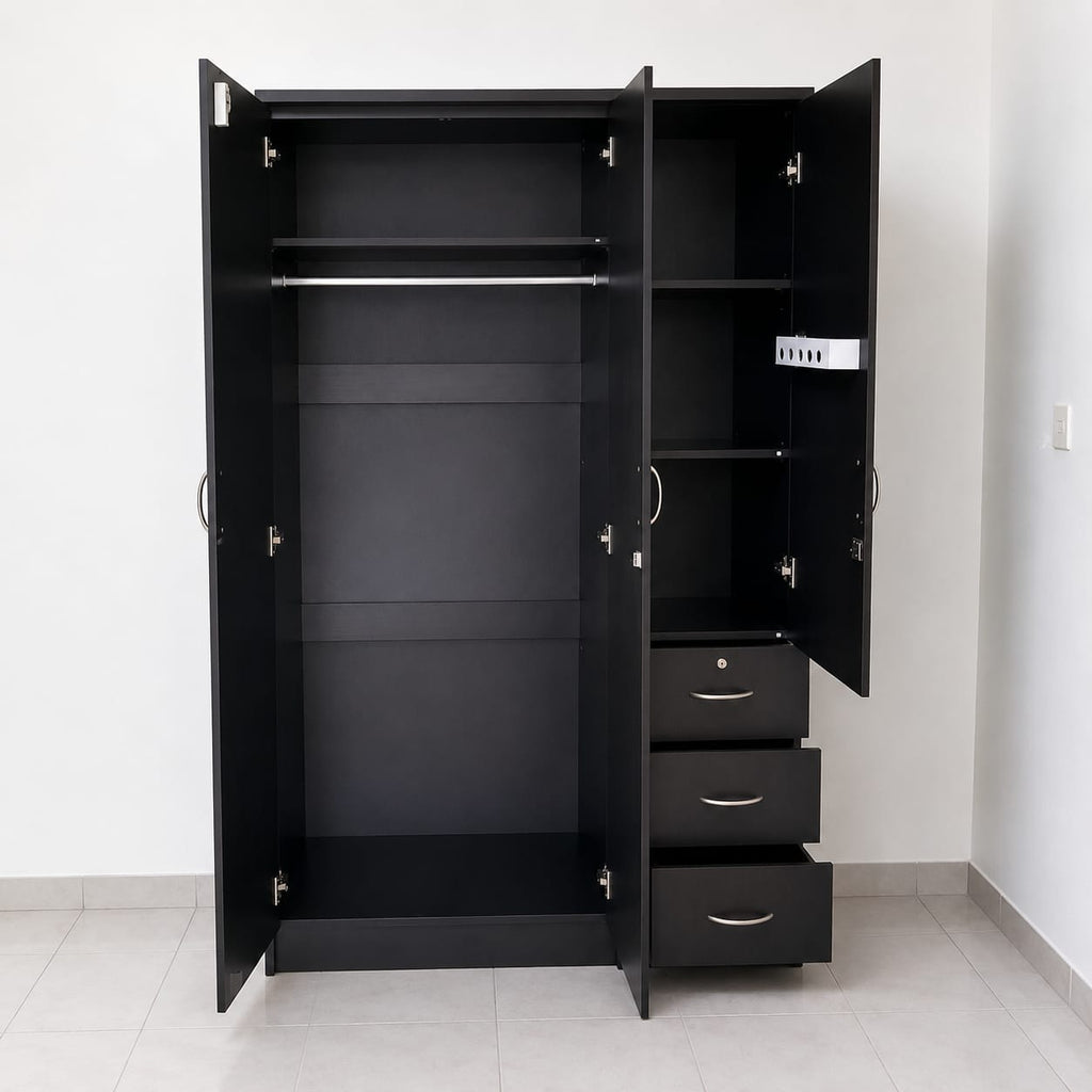 Three Door Wooden Cabinets